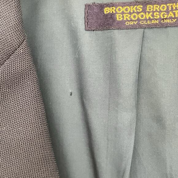 VTG Brooks Brothers Brooksgate Navy Blazer 40R Silver Buttons Preppy USA Ivy - Picture 14 of 14